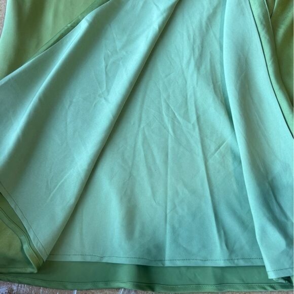 Showpo. Kaniva Midi Dress One Shoulder Open Back Dress Olive Green Womens Size 6 - Picture 6 of 16